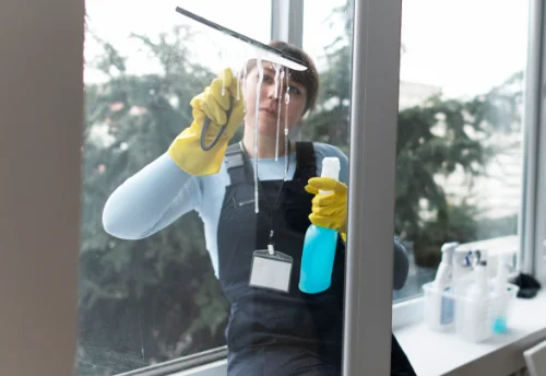 Nettoyage de vitres intérieures et extérieures à la Lande-de-Goult